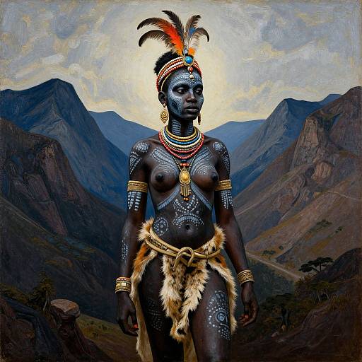 Regal African Woman Giantess