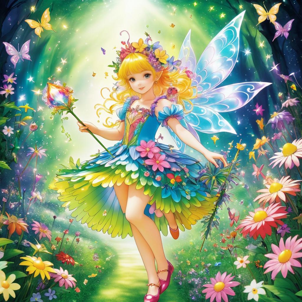 Enchanted Fairy in a Magical Garden