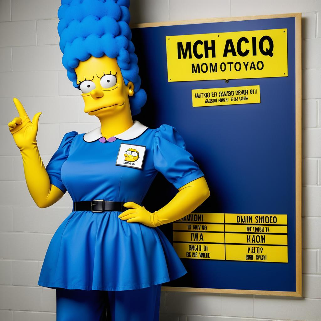 Marge Simpson's Hilarious Mugshot Moment