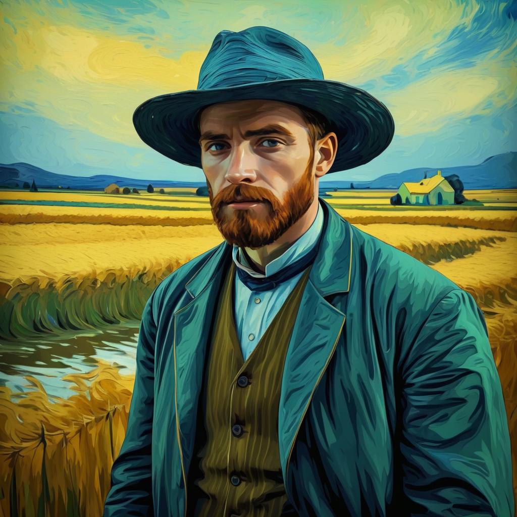 Expressive Van Gogh Style Portrait