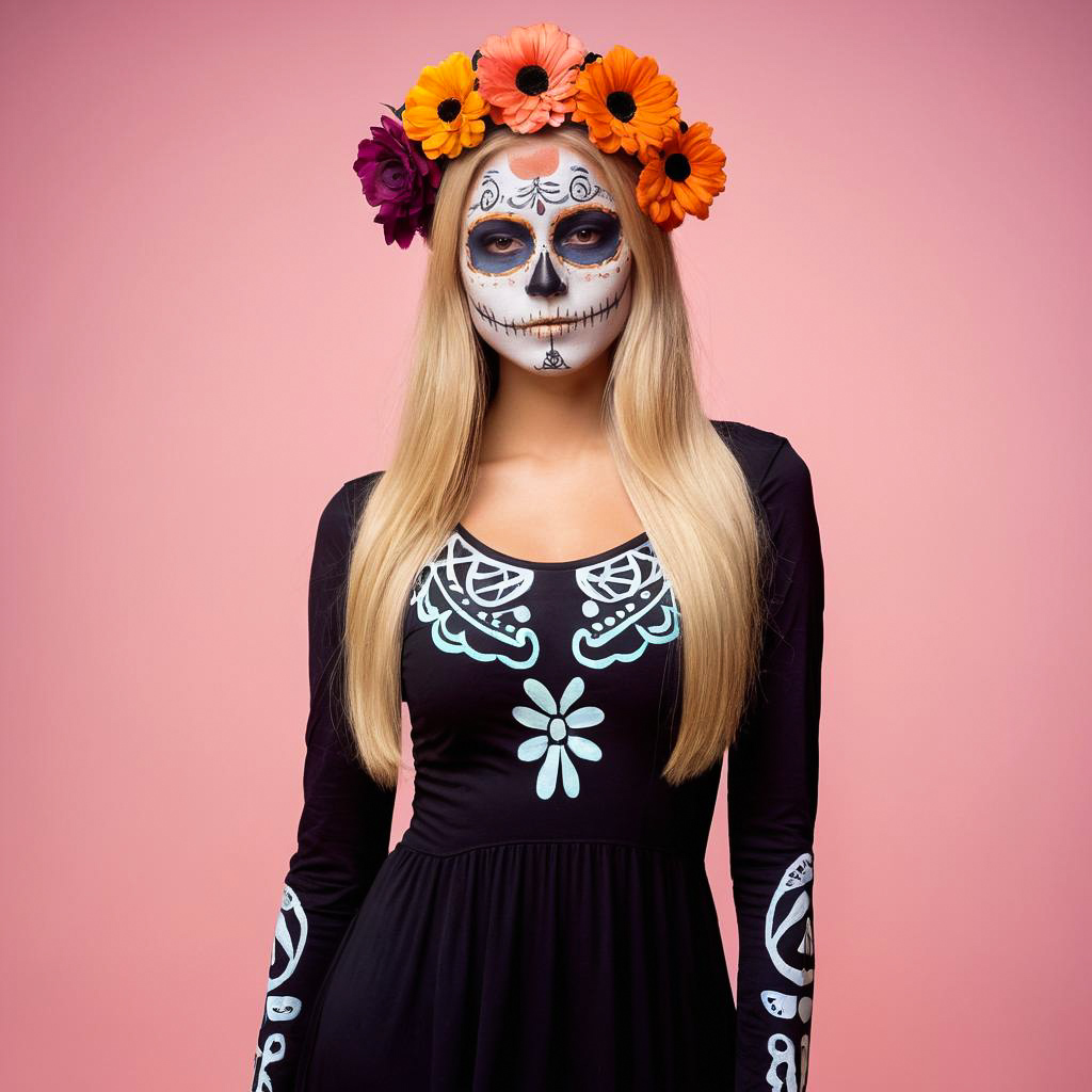 Dreamy Day of the Dead Portrait