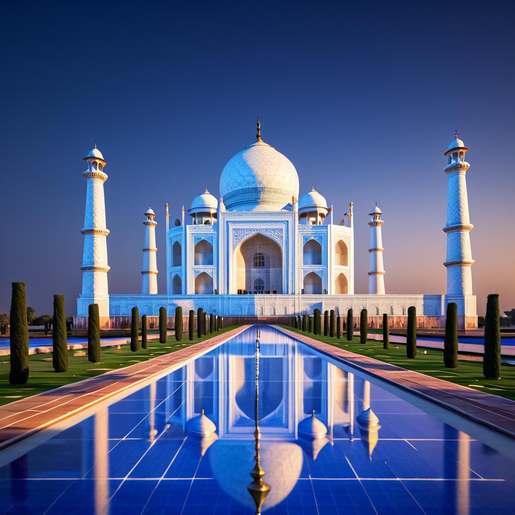 Modern Taj Mahal: A Photorealistic Vision