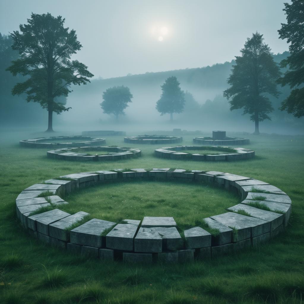 Misty Manapunk Stone Circle in Ruins