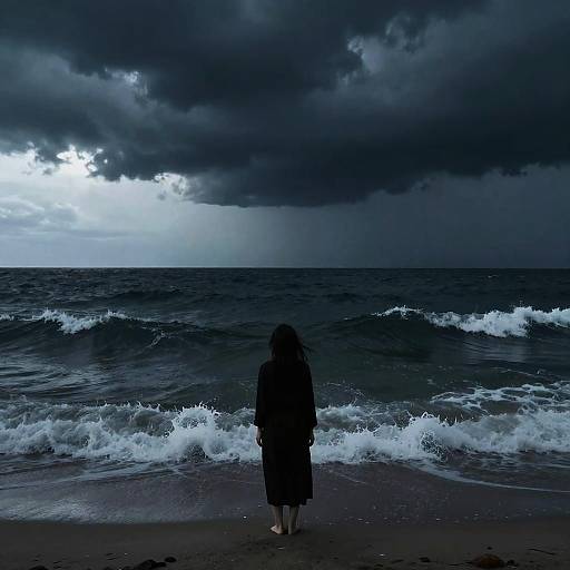 Solitary Fear of Ocean Depths