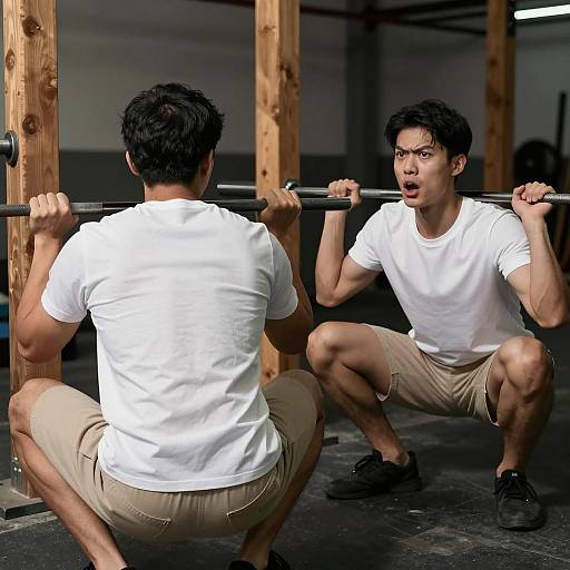 Intense Squat Challenge with Friends