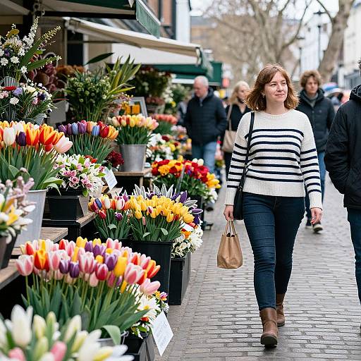 Tulip Blooms at Columbia Road Market