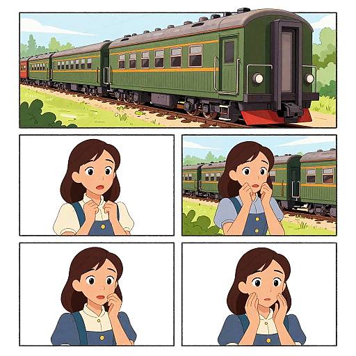 Anastasia Style Dramatic Train Departure