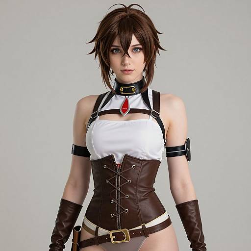 Realistic Sexy Yuzuru Nishimiya Cosplay