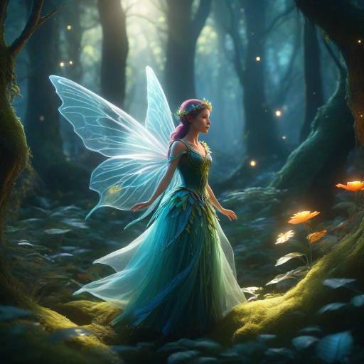 Ethereal Fairy in Enchanted Forest
