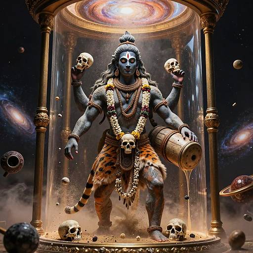 Shiva, Cosmic Hourglass of Transformation