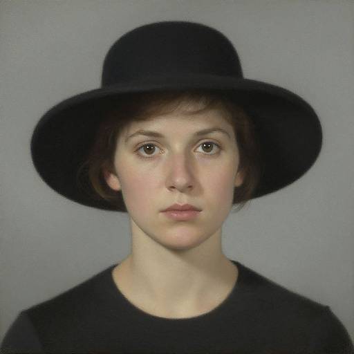 1980s Woman Wearing Hat