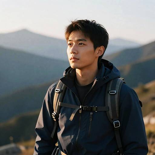 Rangefinder Portrait of Mountain Guide