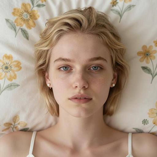 Serene Portrait of a Young Woman