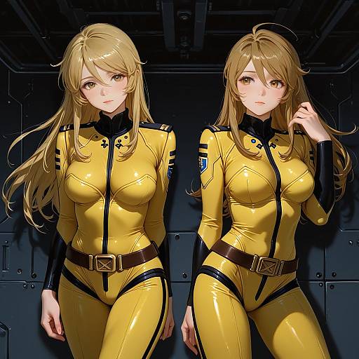 Illustration of Mori yuki, uchuu senkan yamato in the style of Chengongzi123