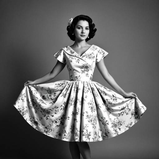 1950s Manuelita Cosplay in Pastel Floral