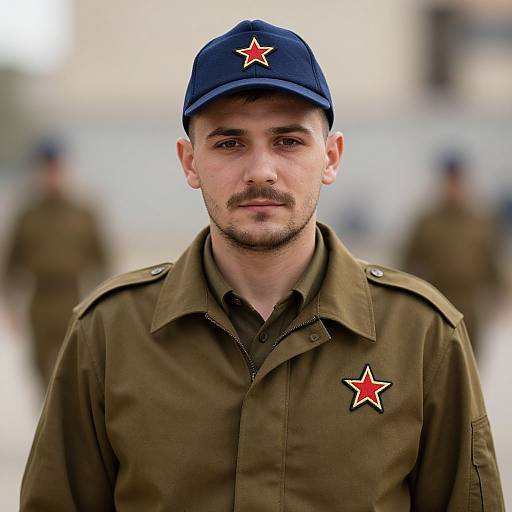 Realistic Israeli Army Uniform Portrait