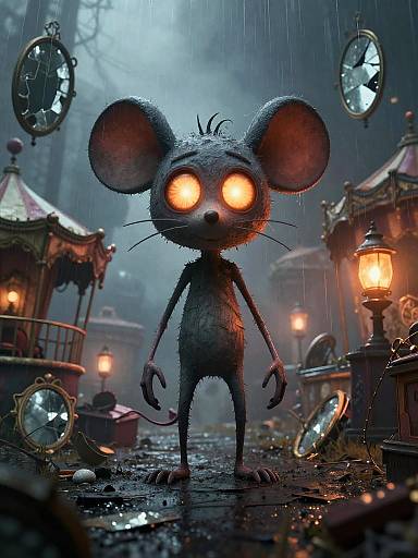 Spooky Mouse in Ruined Carnival