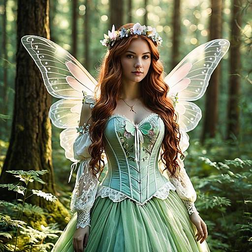 Enchanting Fairy Queen in a Forest