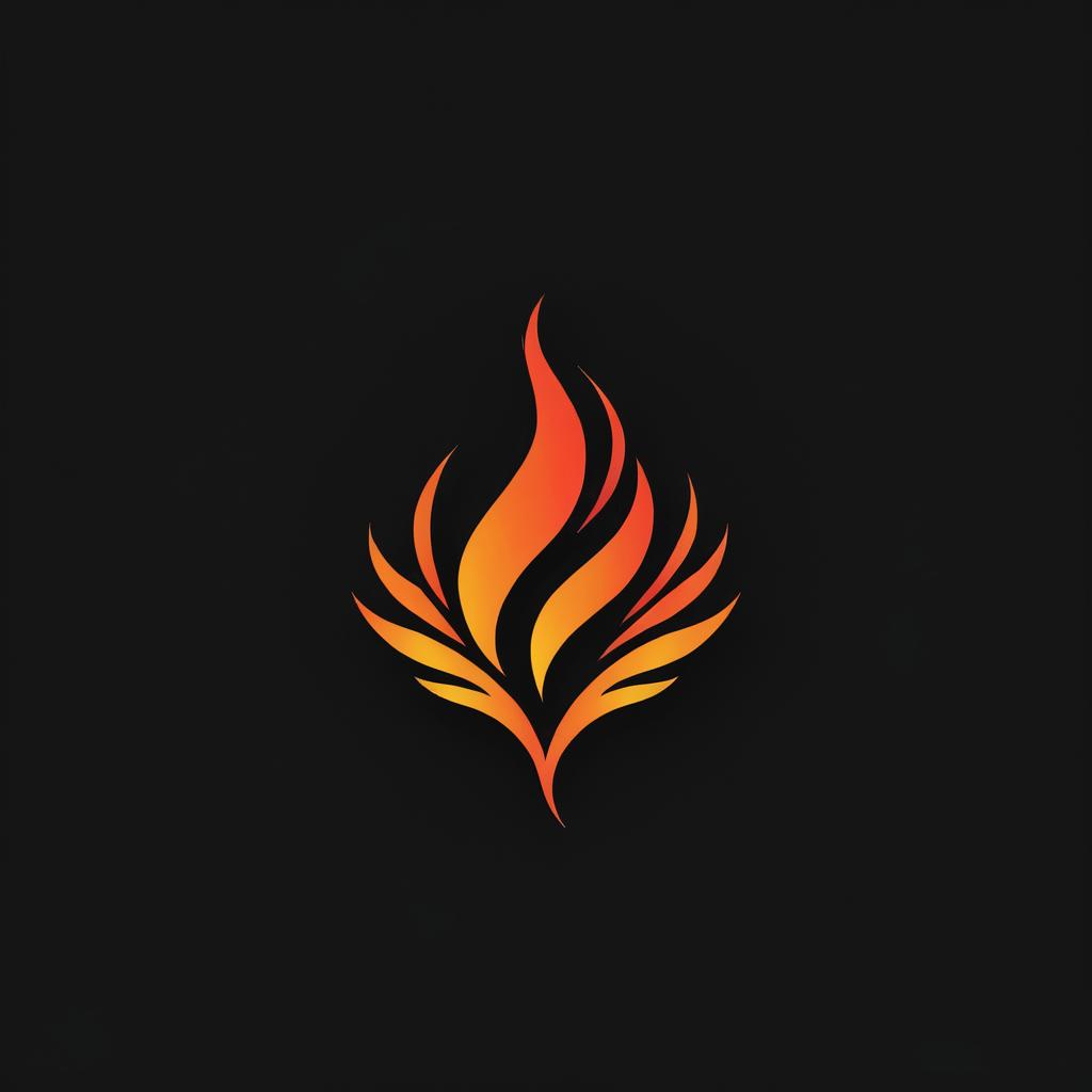 Sleek Minimalist Phoenix Rising Design