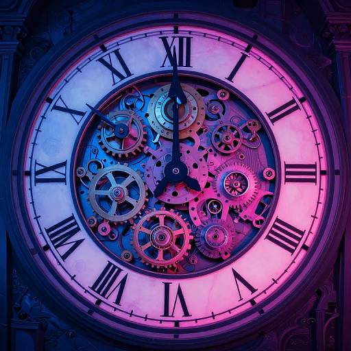 Whimsical Journey Through Clockwork Realm