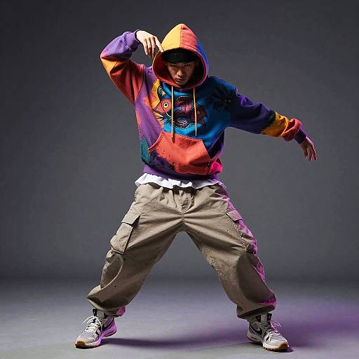 Infrared Urban Street Style Dancer