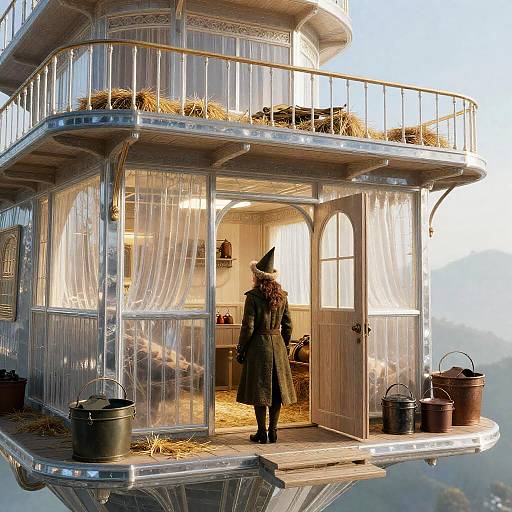 Elf Stablehand at Crystal Skyship Stables