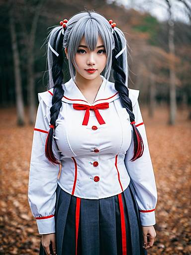 Lifestyle costume photo of Hakase fuyuki. Cosplay clothes