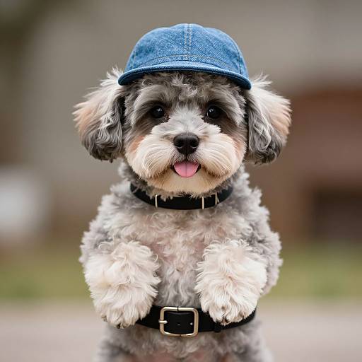 Realistic Girl Holding Costume Puppies