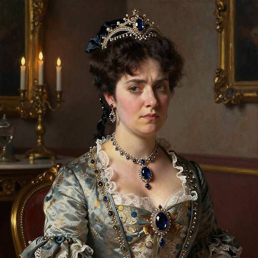 Scornful Victorian Aristocrat Portrait