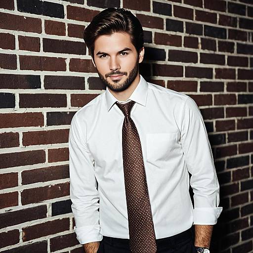 Stylish Man in Party Attire Portrait