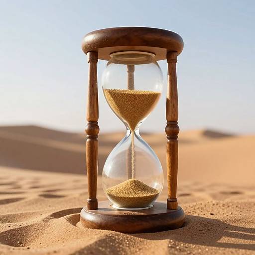 Colossal Hourglass in Desert Dune