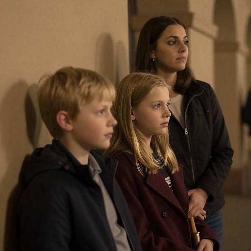 Casual Group Portrait in Warm Lighting