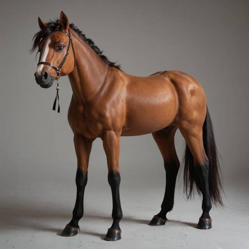 Realistic Horse Portrait with Golden Eyes Realistic Horse Portrait with Golden Eyes