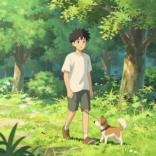 Ultra Detailed Lofi Cartoon Walk