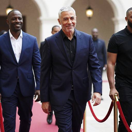 Elegant Gathering with Smiling Attendees