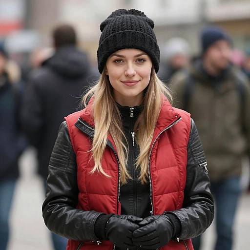 Young Woman in Winter Fashion