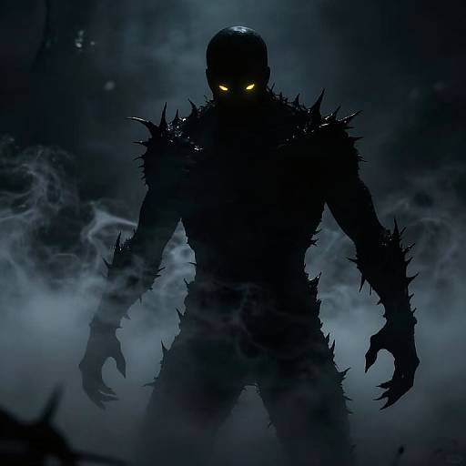 Sinister Humanoid Shadow Monster