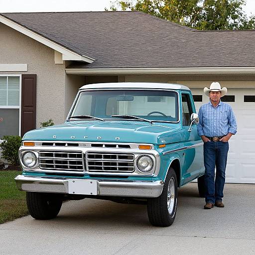 Vintage Ford Pickup by Suburban Home