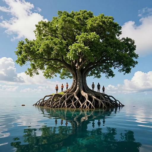 Colossal Tree Island with Explorers