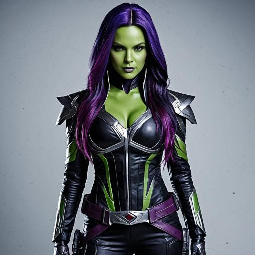 Fierce Gamora Cosplay Costume Concept