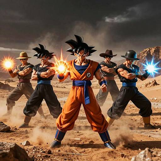 Cartel Meets Dragon Ball in Desert
