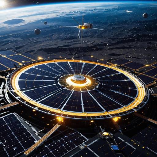 Futuristic Space-Based Renewable Energy Hub