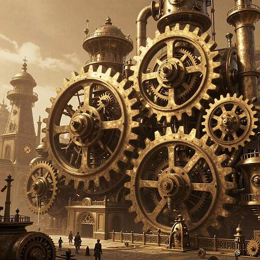 Grand Steampunk Era Concept Art