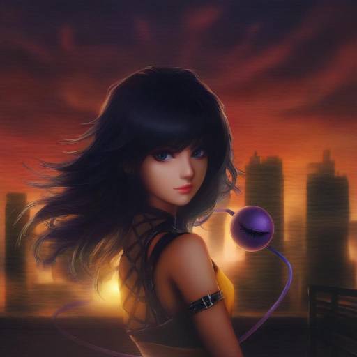 Urban Punk Koishi at Sunset