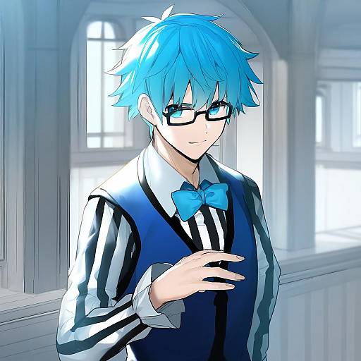 Illustration of Hans christian andersen (fate), fate (series) in the style of Erubo