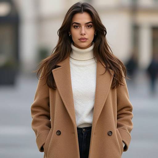 Realistic Winter Fashion Portrait