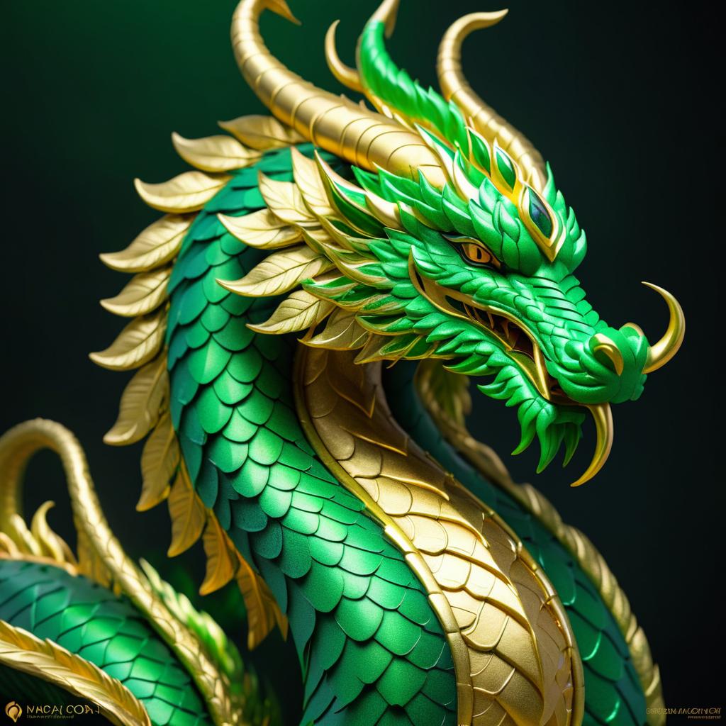 Emerald Naga Concept Art Design