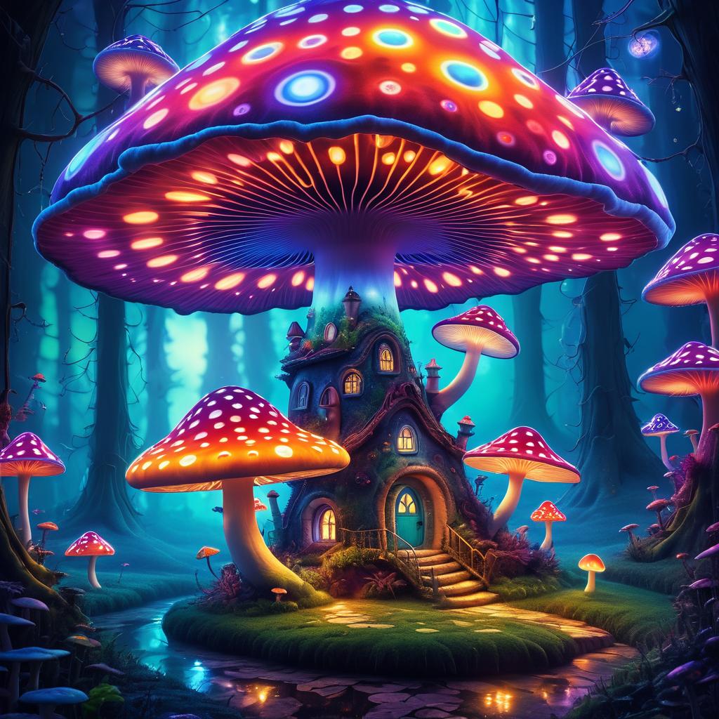 Enchanted Giant Mushroom Wonderland