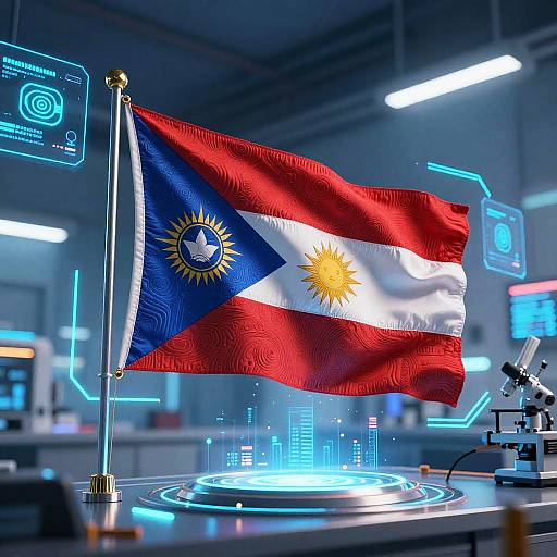 Futuristic AI Flag Generator