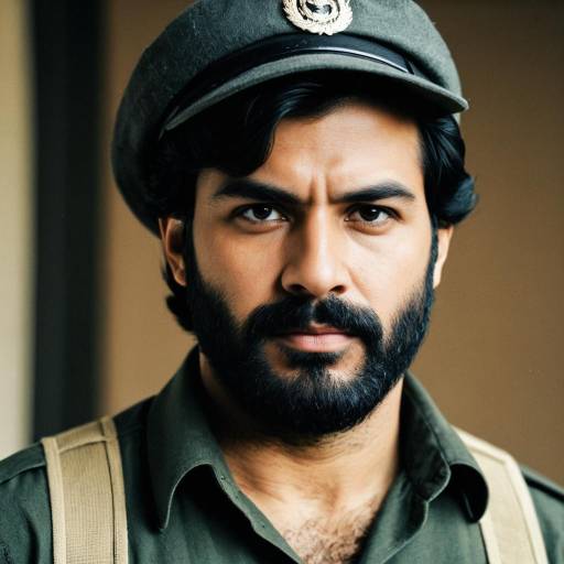 Man in Military Style Gabbar Costume